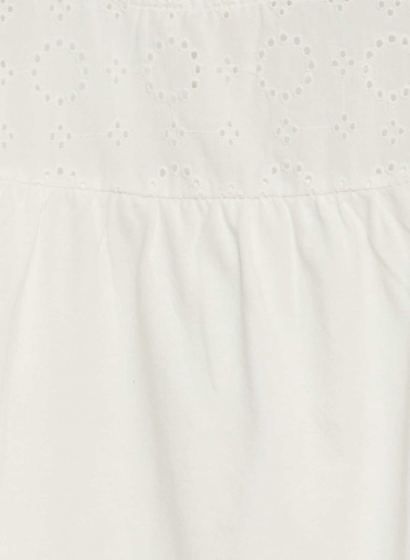 Kiabi Plain T-Shirt With Ruffled - Image 3